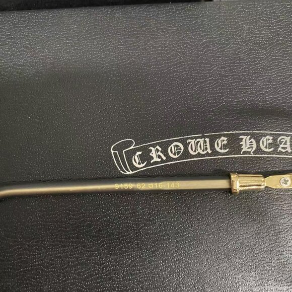 Chrome Hearts Eyeglasses – Gold Frame – Rare & Luxury Design - Picture 2 of 5